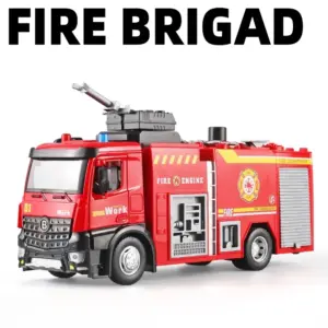 1:18 Scale Fire Truck Model Toy with Lights 14 Sd2a9e21106414ff19b88bef5e47444160