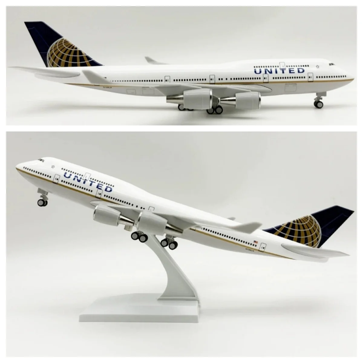 United Airlines Boeing 747 Model 1:250 Scale 2 United Airlines Boeing 747 Model 1:250 Scale - Image 2