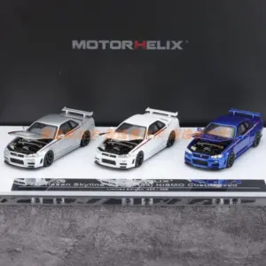 Takara Tomy Nissan Skyline GTR R34 Model Set 13 Sd2c5550886e2444ca1b99e8d28f330ebV