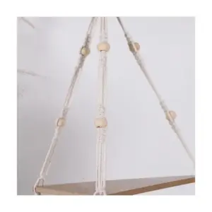 Natural Recycled Wood Hanging Shelf for Home 10 Sd2e563ac5e3f4448b4e8b72e98a28303W