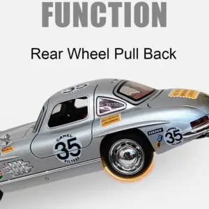 Vintage Silver Mercedes-Benz 300SL Diecast Model 13 Sd2e600231bfb4bad8c354e4a3c8ad78bu