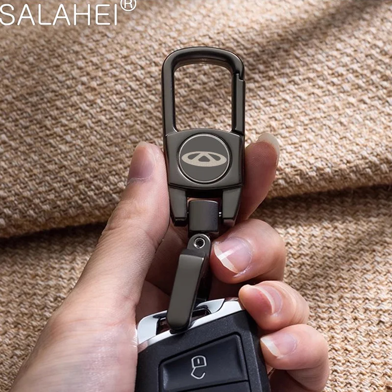 Sophisticated Black Alloy Car Keychain 4 Sophisticated Black Alloy Car Keychain - Image 4