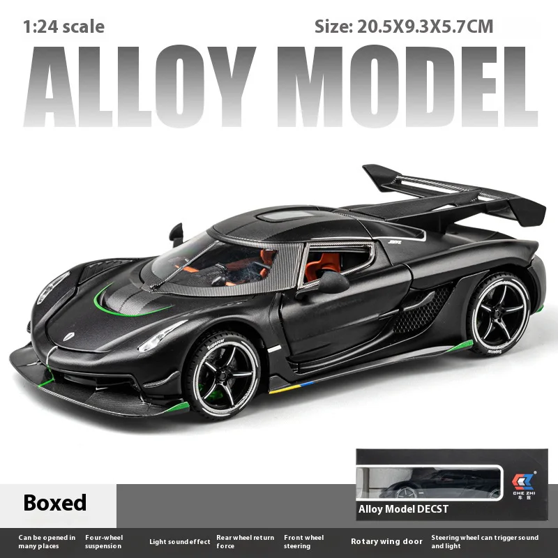 1:24 Scale Diecast Alloy Sports Car Model 7 1:24 Scale Diecast Alloy Sports Car Model - Image 7