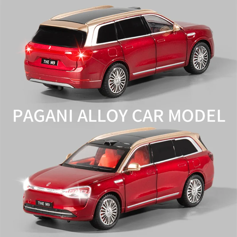 AITO M9 SUV 1:24 Diecast Model with Lights 4 AITO M9 SUV 1:24 Diecast Model with Lights - Image 4
