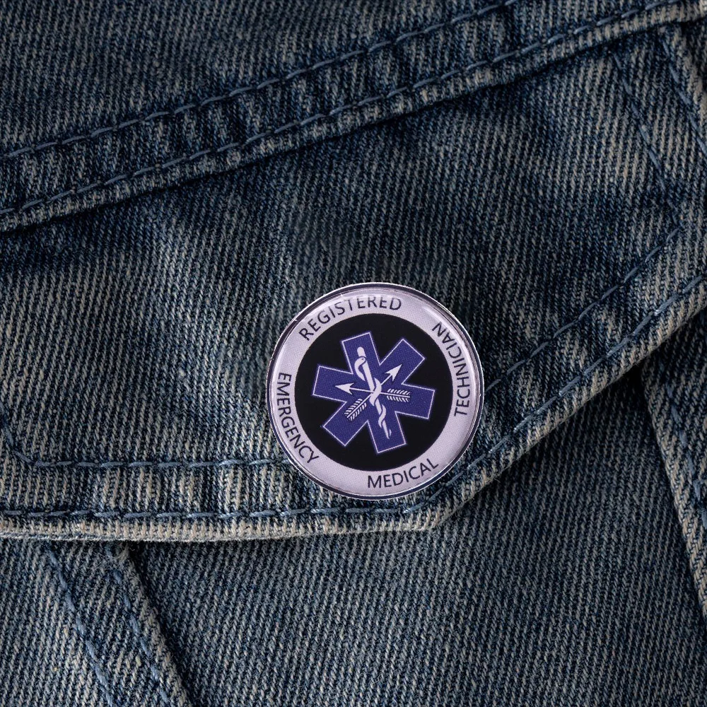 Medical Enamel Brooch Pin for Emergency Professionals 5 Medical Enamel Brooch Pin for Emergency Professionals - Image 5