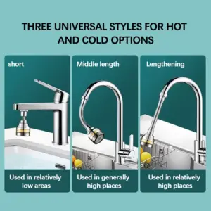 Versatile Kitchen Faucet Extender with 3 Modes 11 Sd32551b05f414a5da0142948a9c11625P