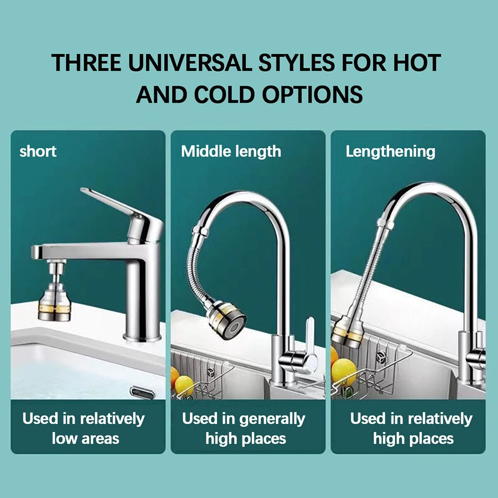 Versatile Kitchen Faucet Extender with 3 Modes 4 Versatile Kitchen Faucet Extender with 3 Modes - Image 4