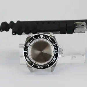 Modified Samurai Dive Watch Case Set 43.8mm 316L Steel 17 Sd3315fa9d57b49b29f0b72b120e693b1z