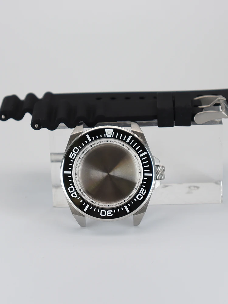Modified Samurai Dive Watch Case Set 43.8mm 316L Steel 8 Modified Samurai Dive Watch Case Set 43.8mm 316L Steel - Image 8