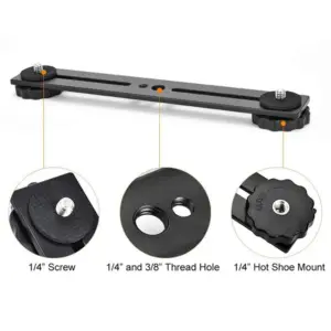 Dual Flash Camera Mount Brackets for DSLR Cameras 7 Sd3884a7208cf421797cc6f18fef7b68at