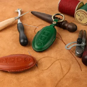 Leather Key Cover for Nissan Models SYLPHY TEANA QASHQAI X-TRAIL ARIYA