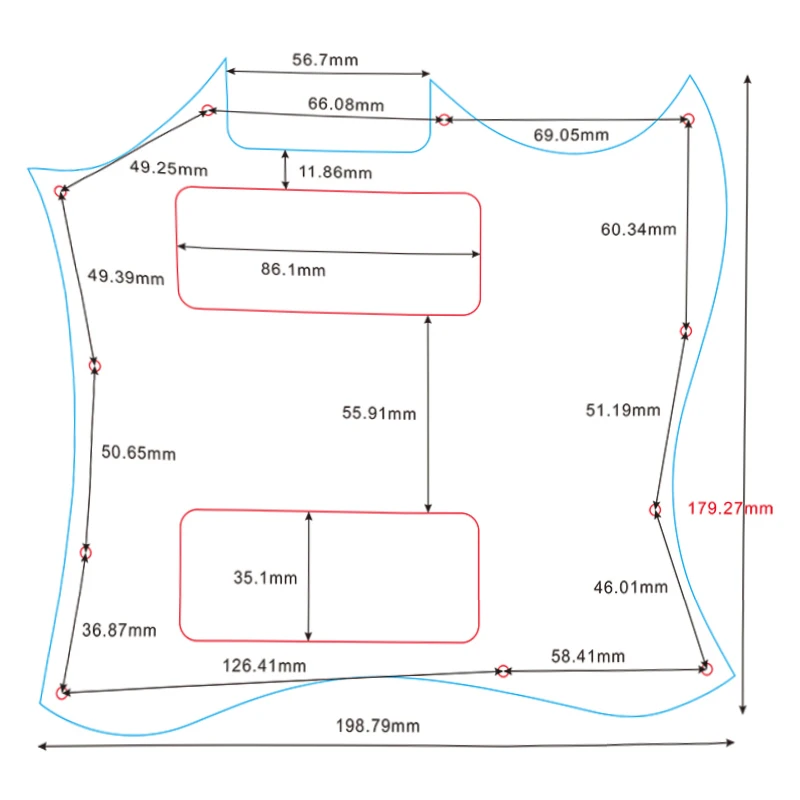 Vibrant Pickguard for US Epiphone G310 6 Vibrant Pickguard for US Epiphone G310 - Image 6