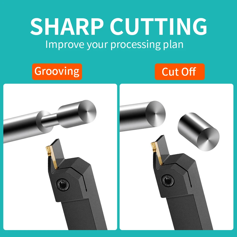 Carbide Grooving Inserts Set MGMN150–600 5 Carbide Grooving Inserts Set MGMN150–600 - Image 5