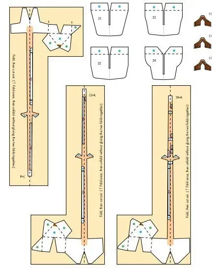 3D Nautical Paper Craft Sailing Ship Model 3 3D Nautical Paper Craft Sailing Ship Model - Image 3