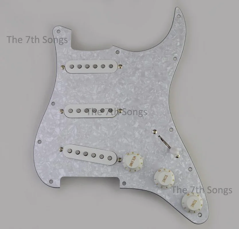 Vintage '69 Strat Pickguard with Three Single-Coil Pickups 8 Vintage '69 Strat Pickguard with Three Single-Coil Pickups - Image 8