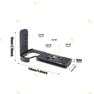 Sony ZV-E10II Aluminum Grip with Quick Release 11 Sd44f848ccdaf4a90ab73fa4607979c3b5