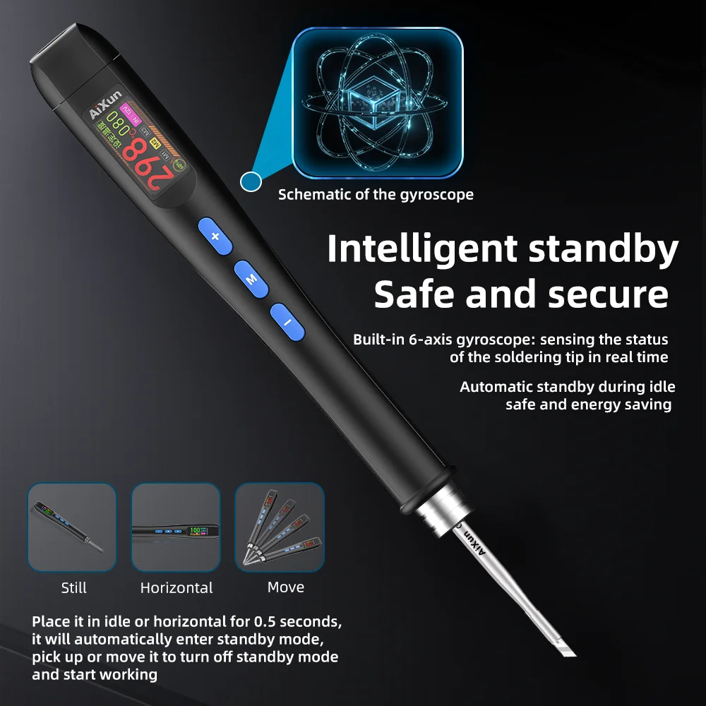 Aixun T208 Portable Digital Soldering Station 2 Aixun T208 Portable Digital Soldering Station - Image 2