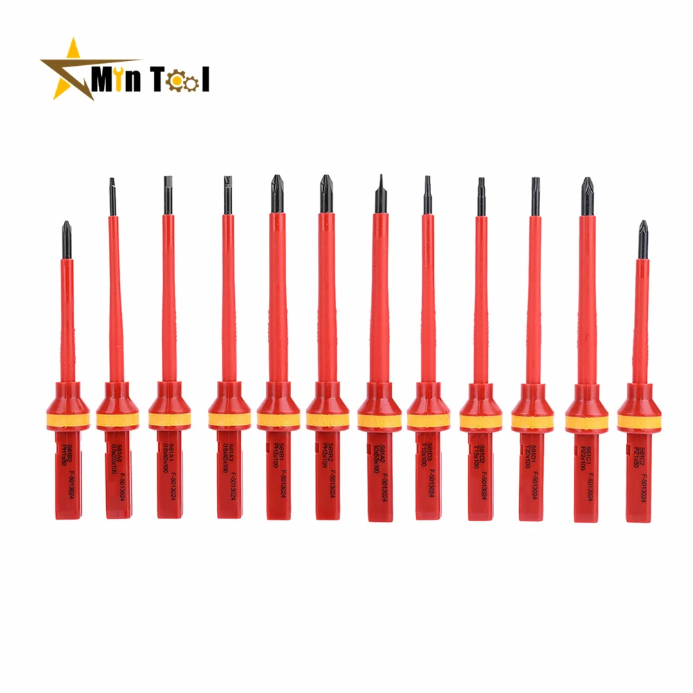 Insulated 13-Piece Screwdriver Set for Electrical Work 2 Insulated 13-Piece Screwdriver Set for Electrical Work - Image 2