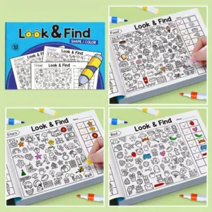 Kids' Search & Coloring Activity Book 12 Sd46bedd61b4844b5a5a2430a40530320c