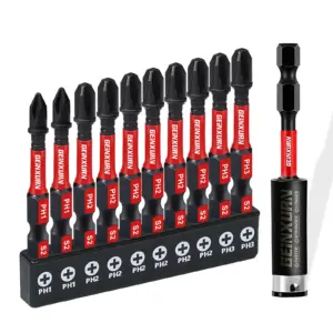 Impact Magnetic Phillips Bits Set for Impact Drivers