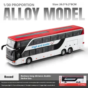 Luxury Double-Decker Model Bus 1:30 Scale 19 Sd4a29ee6219b41418f2a67c7941830298