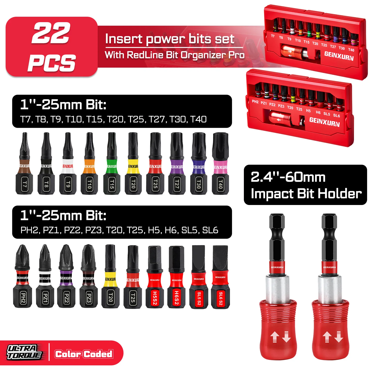 Impact Screwdriver Bits Set for Professionals 9 Impact Screwdriver Bits Set for Professionals - Image 9