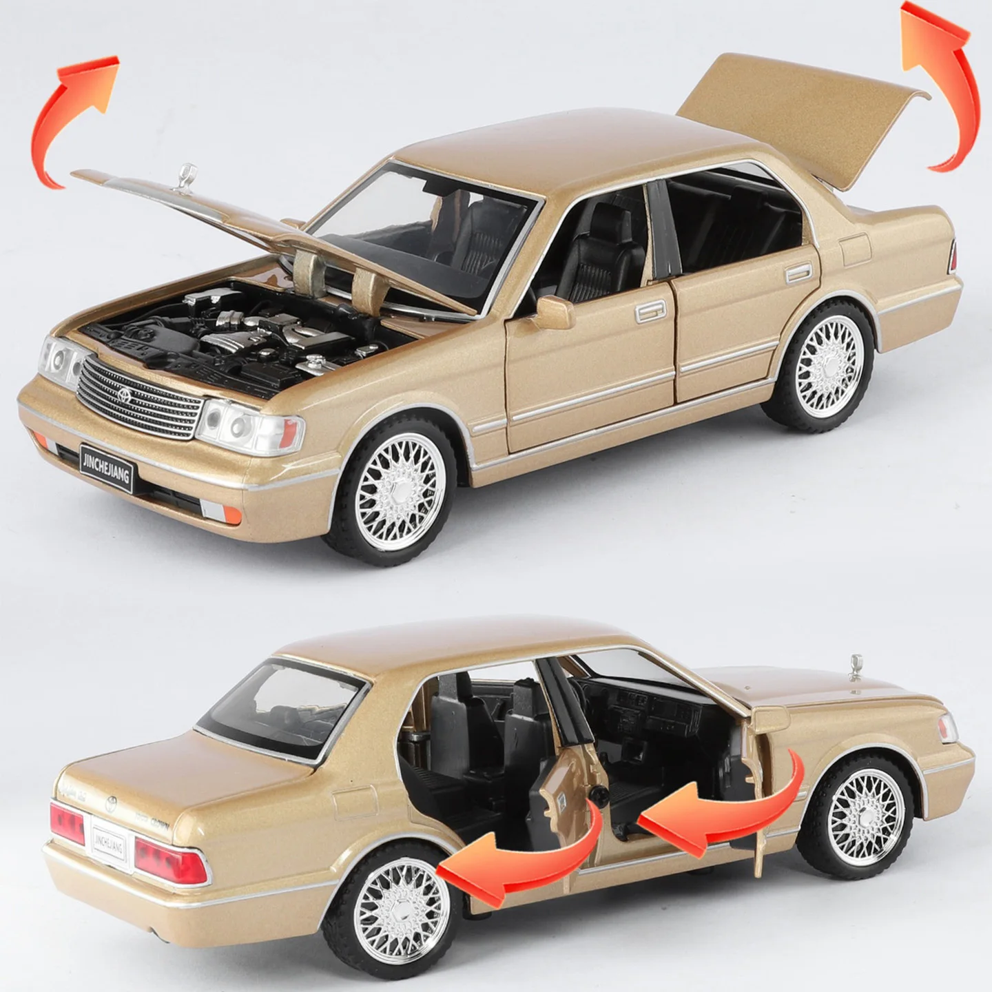 1/32 Die-Cast Toyota Crown Model Replica 4 1/32 Die-Cast Toyota Crown Model Replica - Image 4