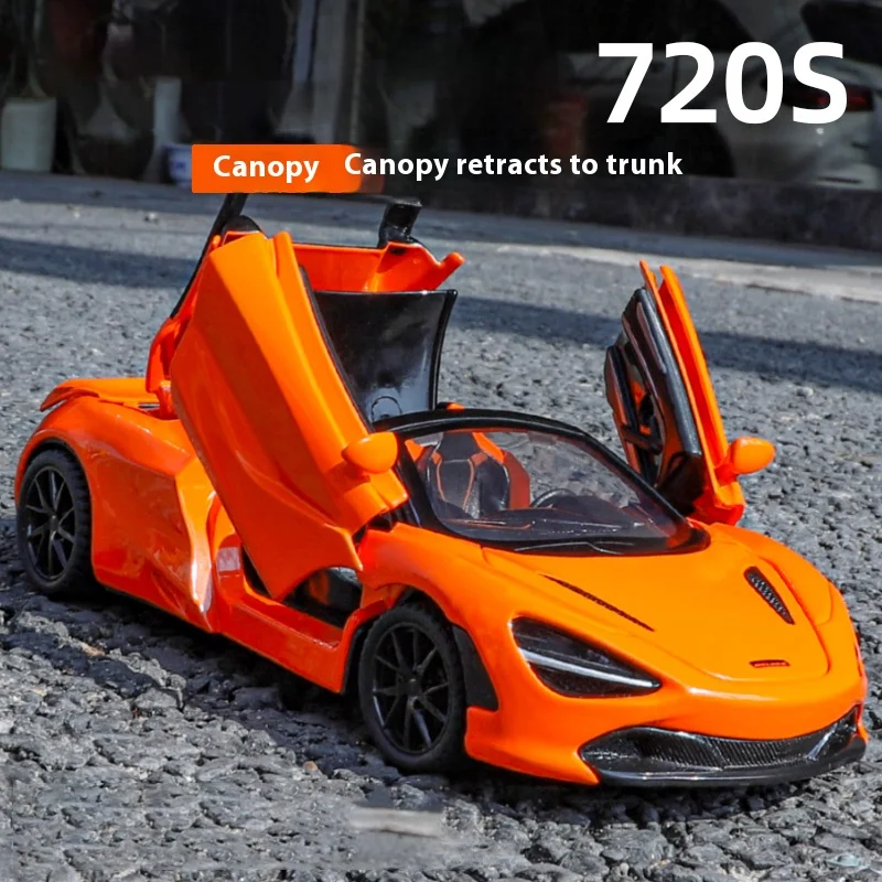 1:32 McLaren 720S Diecast Model with Lights 2 1:32 McLaren 720S Diecast Model with Lights - Image 2