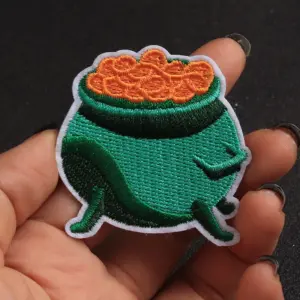 Cartoon Treasure Chest Patch Set of 5