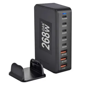 Desktop GaN Fast Charger 268W/240W with Multiple USB Ports 13 Sd4fc383d570a4cfc8c715d32dadda0e3J