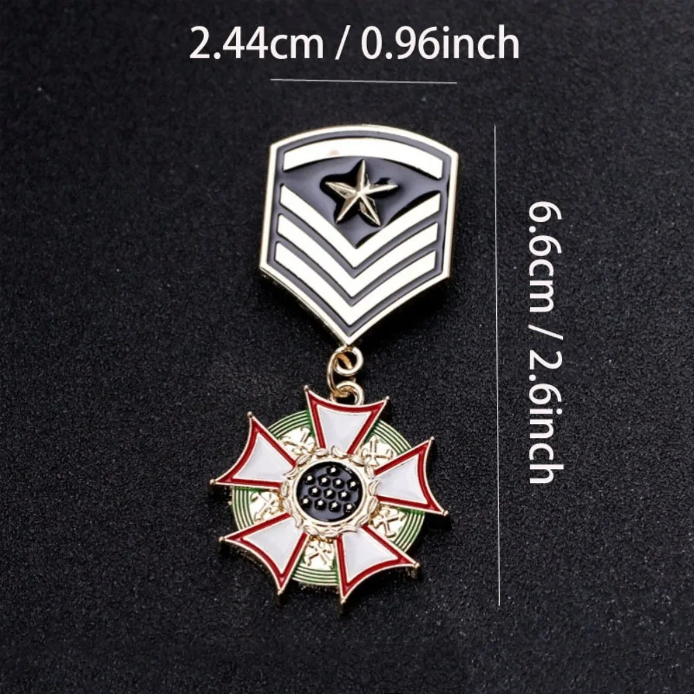 Gold Military Badge Brooch for Collectors 3 Gold Military Badge Brooch for Collectors - Image 3