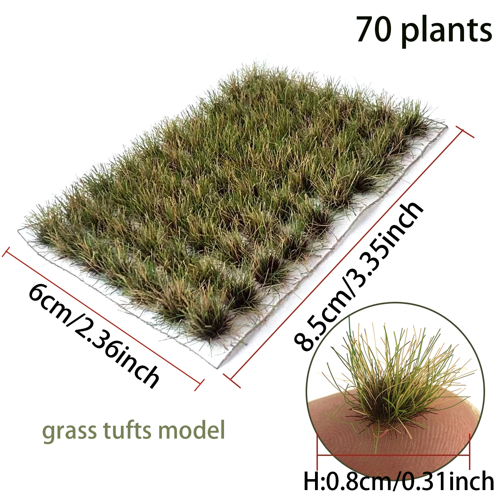 Miniature Static Grass Tufts for Dioramas 3 Miniature Static Grass Tufts for Dioramas - Image 3