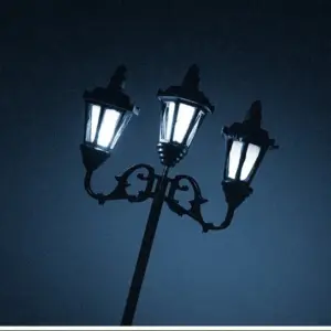 Vintage HO Scale Miniature LED Street Lamp 15 Sd5cc10f881884aaeb77ec04d7c543913u