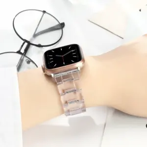 Transparent Resin Band for Apple Watch Models 12 Sd5d65c58d87a4fc88205243c4cb04d0e8