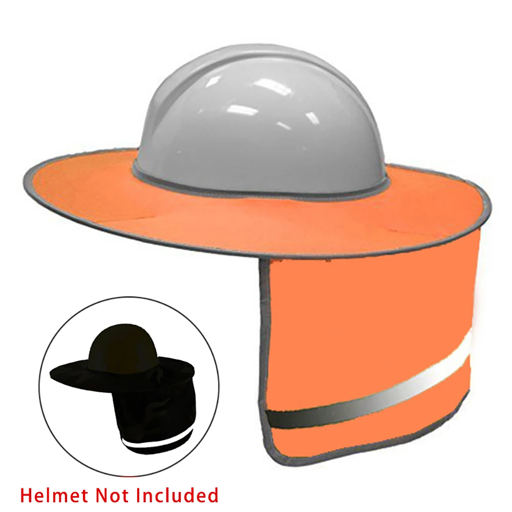 High-Visibility Safety Hat with Neck Shield 9 High-Visibility Safety Hat with Neck Shield - Image 9