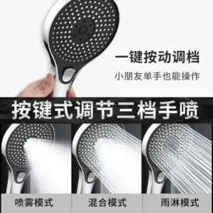 High-Pressure Rainfall Shower Head 13cm Chrome 11 Sd5e389345dd2482181d0ac120cd639e6M