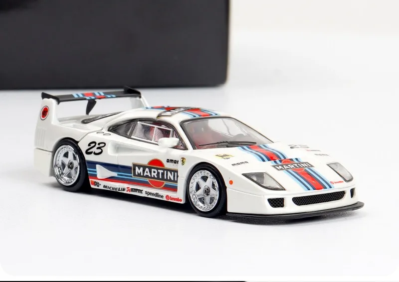 Ferrari F40 LM Martini Die-Cast Model 1:64 Scale 3 Ferrari F40 LM Martini Die-Cast Model 1:64 Scale - Image 3