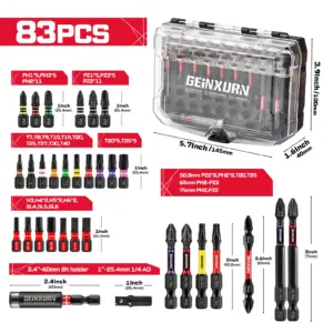 83-Piece Professional Driver Bit Set with Magnetic Tips 17 Sd612e23ceb574258a6796292956b4f5aI
