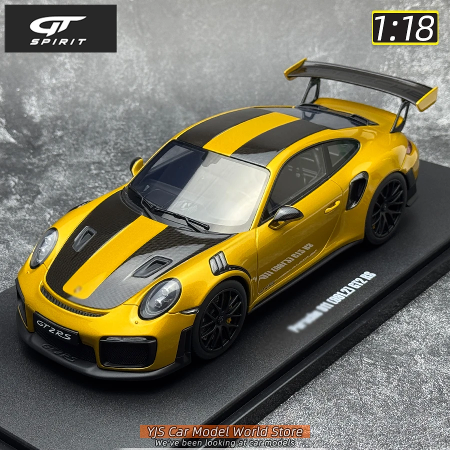 Yellow Porsche 911 GT2 RS Diecast Model 1:18 Scale 7 Yellow Porsche 911 GT2 RS Diecast Model 1:18 Scale - Image 7