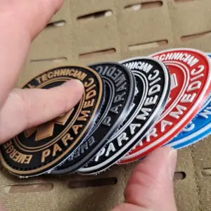 Emergency Medical Paramedic PVC Patch in 5 Colors 12 Sd64bbd647a324151a3894342d09e5c6bt