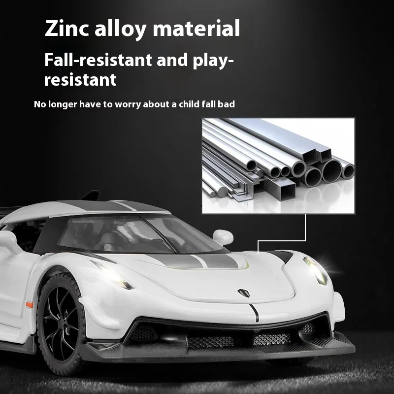 1/32 Black JESKO Die-Cast Model Car 6 1/32 Black JESKO Die-Cast Model Car - Image 6