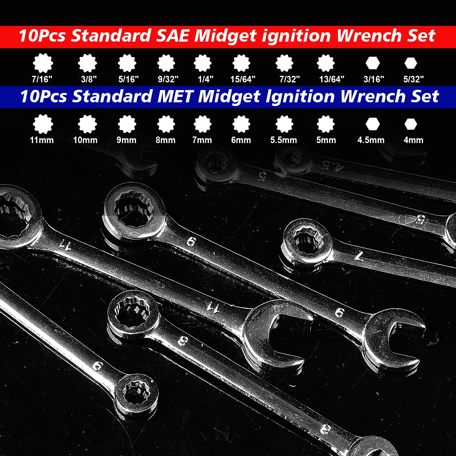 Precision Mini Wrench and Hex Bit Set 6 Precision Mini Wrench and Hex Bit Set - Image 6