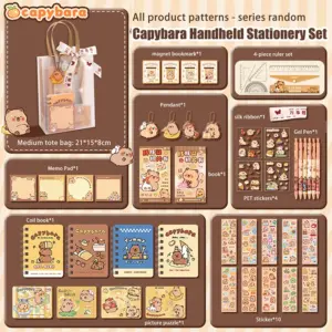 Kawaii Capybara Stationery Set for All Ages 18 Sd68ccf052316410b864943cbe8499565z