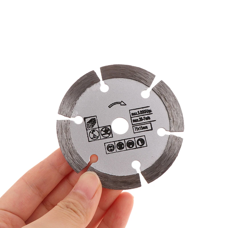 75mm Silver Diamond Cutting Disc for Angle Grinders 3 75mm Silver Diamond Cutting Disc for Angle Grinders - Image 3
