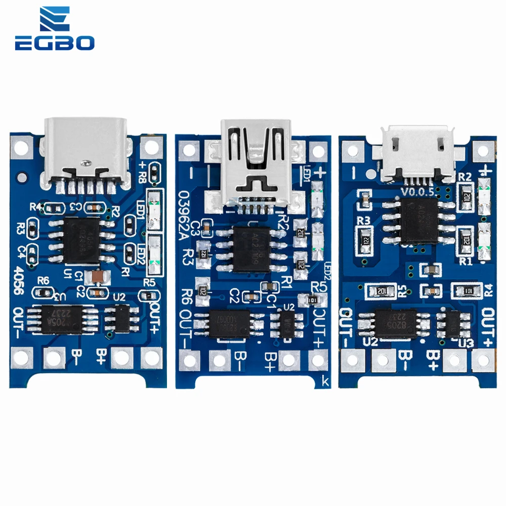 Set of 10 Lithium Battery Charging Boards for 18650 2 Set of 10 Lithium Battery Charging Boards for 18650 - Image 2
