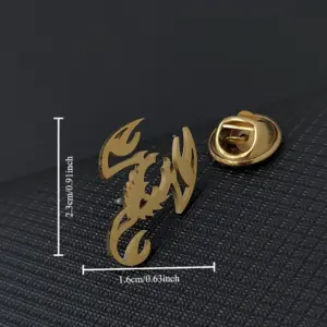 Edgy Alloy Scorpion Brooch for Men & Women 7 Sd6b9a15464b74b79af28cdfbf64f12af6