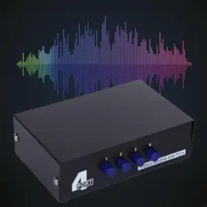 Black 4-Channel Video Switcher for AV Devices 8 Sd6c3976106f04212b23ae7a424f85a732