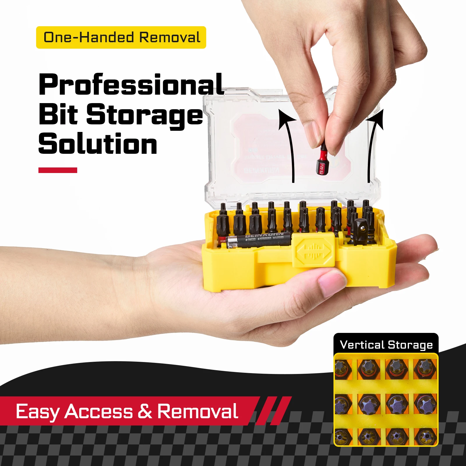 Impact Screwdriver Bits Set with Magnetic Holder 4 Impact Screwdriver Bits Set with Magnetic Holder - Image 4