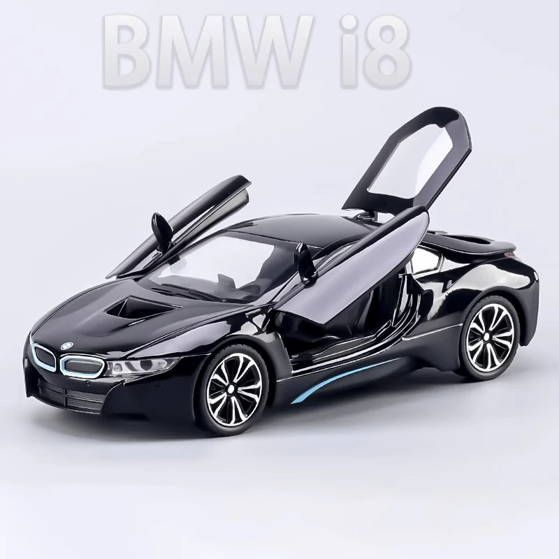 1:24 BMW i8 Diecast Supercar Model 7 1:24 BMW i8 Diecast Supercar Model - Image 7