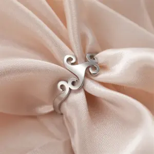Stainless Steel Unisex Triskele Ring 10 Sd708ae10a7c24c1ca73a34a3f07a23092